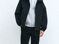 Брюки карго из твила, Черный