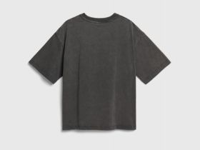 Футболка с принтом для девочек, Серый