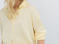 Блузка из сатина, Желтый