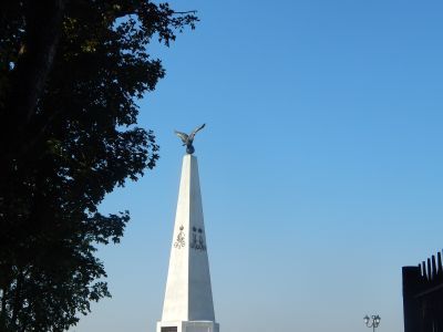 Памятник Софийскому полку, покрывшему себя неувядаемой славой в ряде сражений в Отечественную войну 1812 г.
