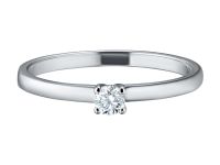 Помолвочное кольцо из белого золота с бриллиантом э4701кц04160500