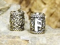 Бусина "Руна Ансуз. Старший футарк" для темляков или браслетов