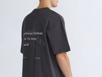 Футболка с фотопринтом, Серый