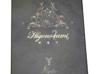 Складной нож Nagao Higonokami Papilio - Butterfly, 100мм, сталь Aogami Silver, рукоять латунь