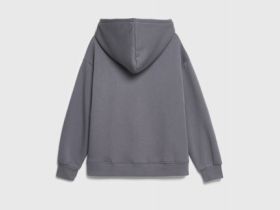 Худи с вышивкой для девочек, Серый