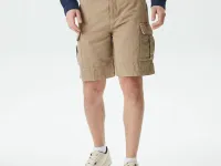 Мужские шорты Lacoste из хлопка и льна