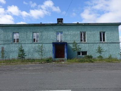 Первый каменный дом в г. Дудинке, построенный в 1943 г.