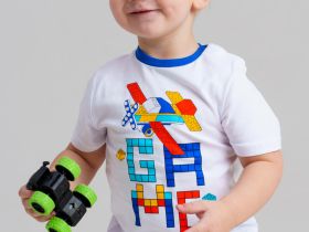 Фуфайка детская трикотажная для мальчиков (футболка)