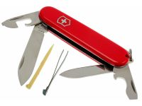 Нож перочинный Victorinox Recruit, сталь X55CrMo14, рукоять Cellidor®, красный