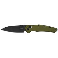 Складной нож Kershaw Bareknuckle DuraLock, сталь MagnaCut, рукоять алюминий, оливковый/черный