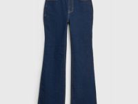 Джинсы Клёш с эластаном, Синий