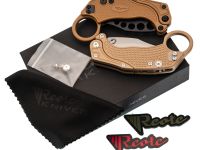 Складной нож Reate EXO-K, сталь N690, рукоять Tan Aluminum