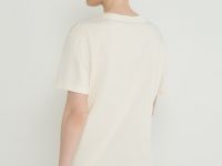 Футболка с вышивкой, Бежевый