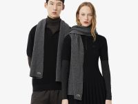 Шерстяной шарф Lacoste унисекс