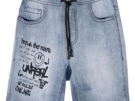 Шорты текстильные джинсовые для мальчиков