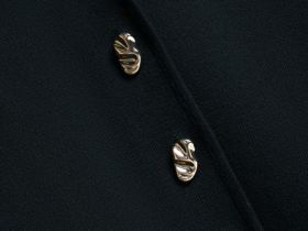 Кардиган на пуговицах с V-вырезом, Черный