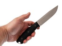 Туристический нож Универсал, сталь AUS-10Co, рукоять черный G10