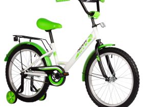 Детский велосипед Novatrack YT Forest 20, год 2025, цвет Белый-Зеленый