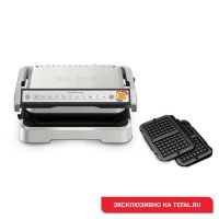 Умный электрогриль Optigrill 2in1 GC772D30 + Насадка для вафель Optigrill XA730810