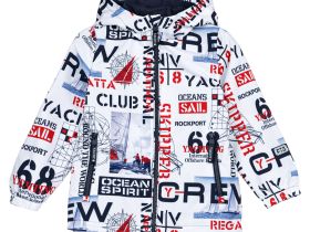 Куртка текстильная с полиуретановым покрытием для мальчиков (ветровка)