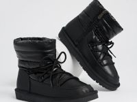 Зимние ботинки для девочек, Черный