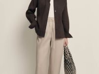 Брюки изо льна на резинке