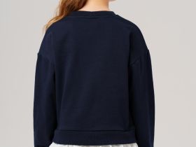 Джемпер из футера для девочки