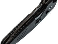 Автоматический складной нож со стропорезом Viking Nordway KA103-1, сталь D2, рукоять G10