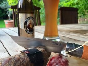 Нож складной Opinel №7 VRN Carbon, углеродистая сталь, рукоять бук