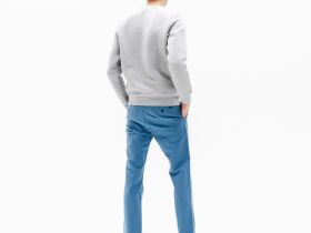 Мужские брюки Lacoste приталенного кроя из смеси хлопка и льна