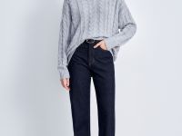 Джемпер свободного силуэта из хлопка