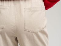 Брюки прямого кроя из вельвета