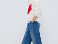 Джинсы Paperbag для девочек, Синий