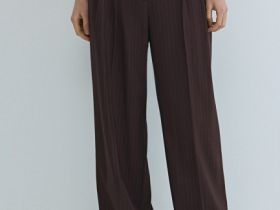 Широкие брюки, Коричневый
