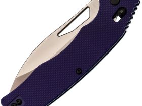 Складной нож Obertech ns-01 Drop point satin, сталь VG-10, рукоять G10, фиолетовый