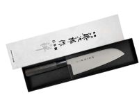 Нож Сантоку ZEN, Tojiro, FD-567, сталь VG-10, коричневый в картонной коробке