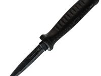 Тактический нож Кизляр ПП Страж-2, сталь AUS-8 с покрытием, рукоять эластрон, черный