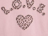 Свободная футболка для девочек, Розовый