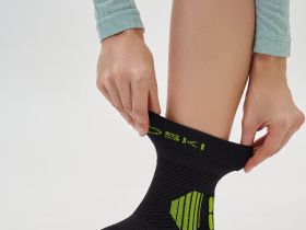 Носки Run All year Black/Lime