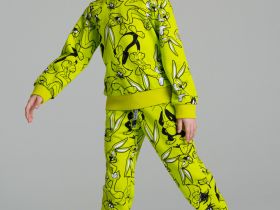 Брюки трикотажные для девочек