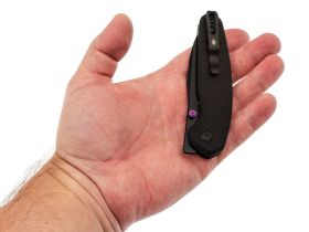 Складной нож Kizer Meteora, сталь Nitro-V, рукоять алюминий, черный