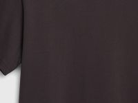 Футболка из гладкого хлопка, Коричневый