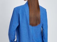 Двубортный жакет изо льна