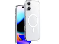 Чехол-накладка Wiwu Invisible Pro Magsafe для Apple iPhone 16 пластиковый (прозрачный)