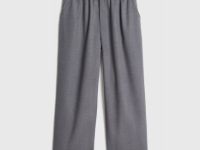 Брюки с защипами для девочек, Серый