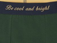 Трикотажные трусы-транки средней посадки, Зеленый