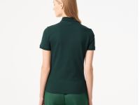 Женское хлопковое эластичное мини-поло Lacoste L.12.D