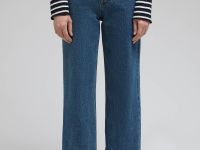 Широкие джинсы с высокой посадкой