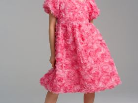 Платье текстильное для девочек