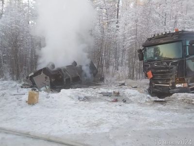В смертельном ДТП в Горном районе столкнулись бензовоз и УАЗ UPD